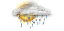 Nuvoloso, piogge moderate